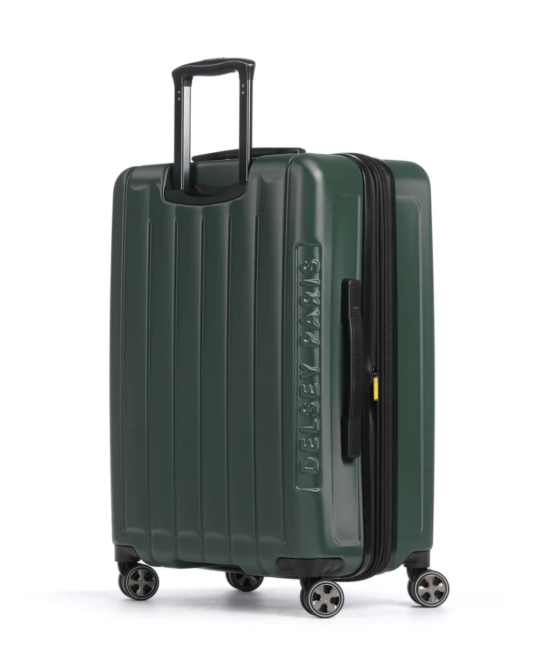 Delsey Paris Longitude 4-Rollen Trolley green