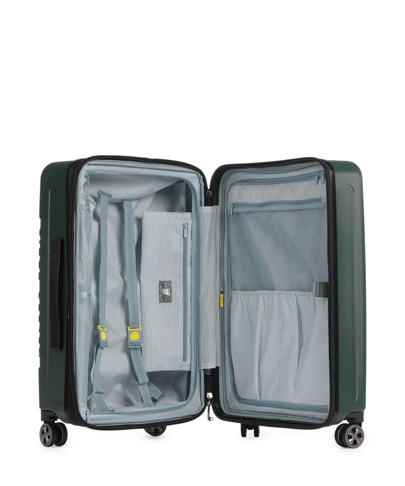Delsey Paris Longitude 4-Rollen Trolley green