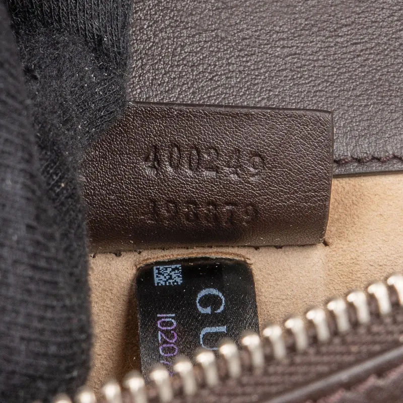 Gucci Limited Monogram GG Supreme Canvas Embroidered Dionysus Shoulder Crossbody Bag