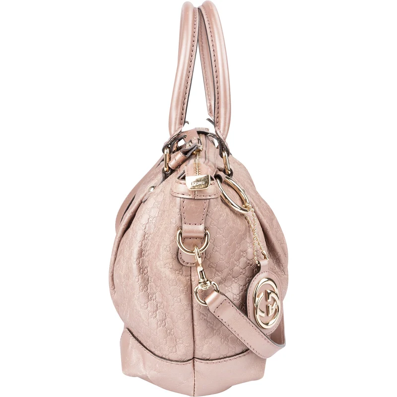 Gucci Microguccissima Leather Sukey Satchel Handbag