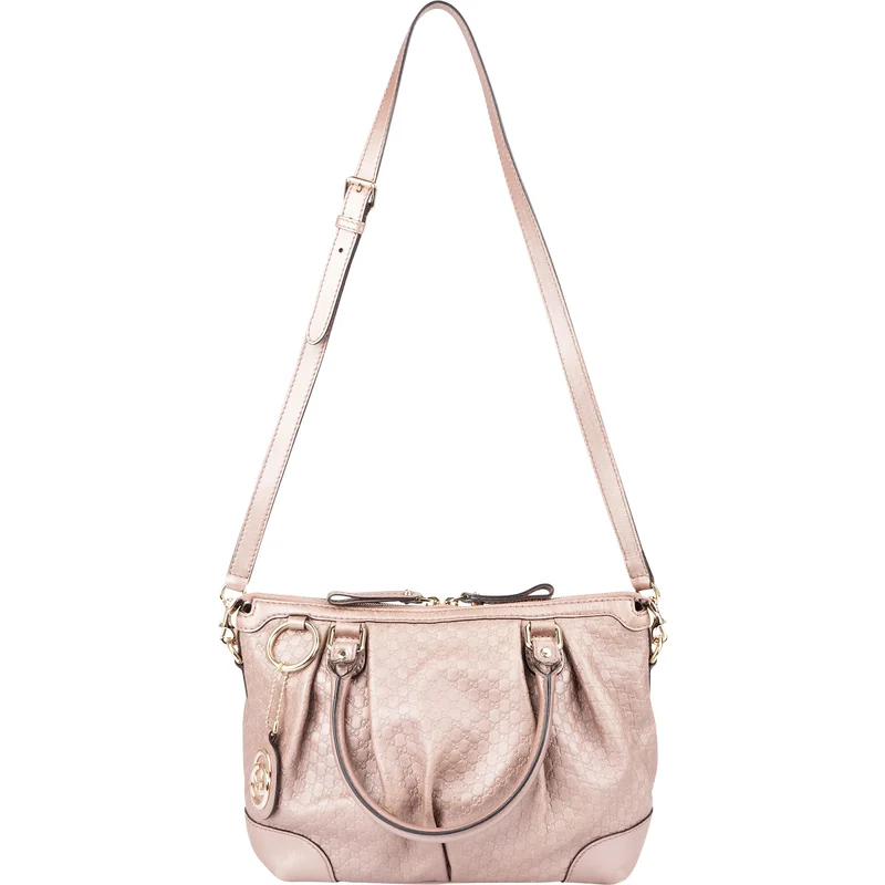 Gucci Microguccissima Leather Sukey Satchel Handbag