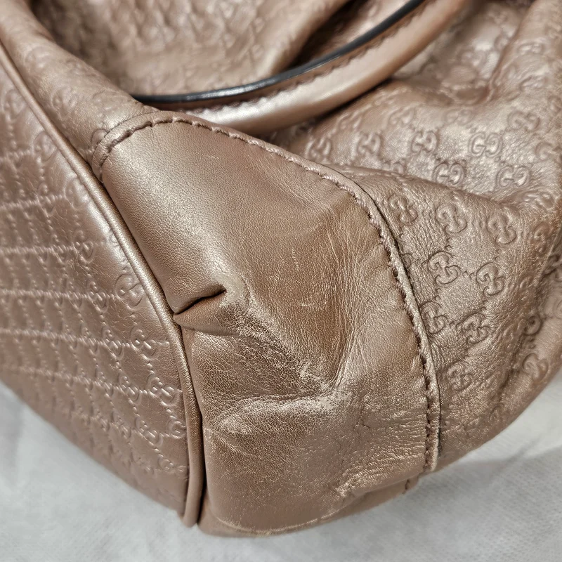 Gucci Microguccissima Leather Sukey Satchel Handbag