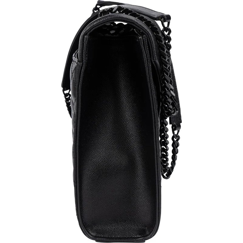 Saint Laurent Grain De Poudre Leather Large Envelope Crossbody Bag