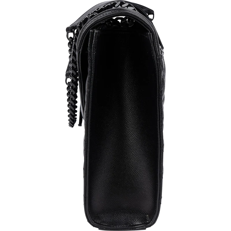 Saint Laurent Grain De Poudre Leather Large Envelope Crossbody Bag