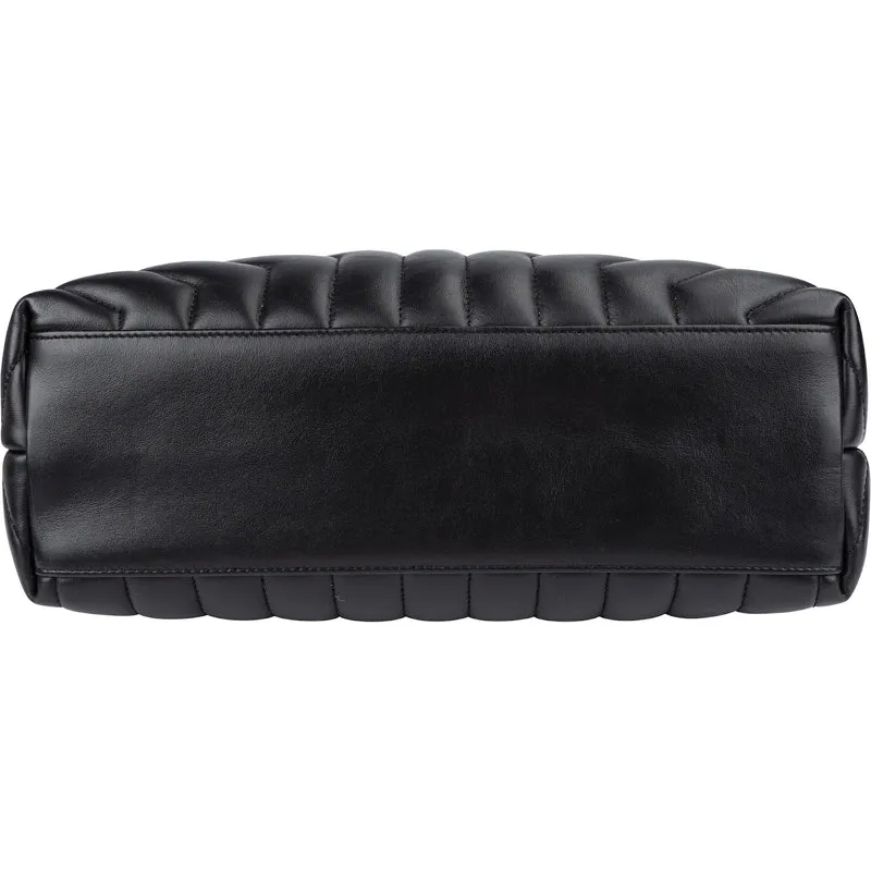 Saint Laurent Quilted Leather Loulou Medium Crossbody Bag