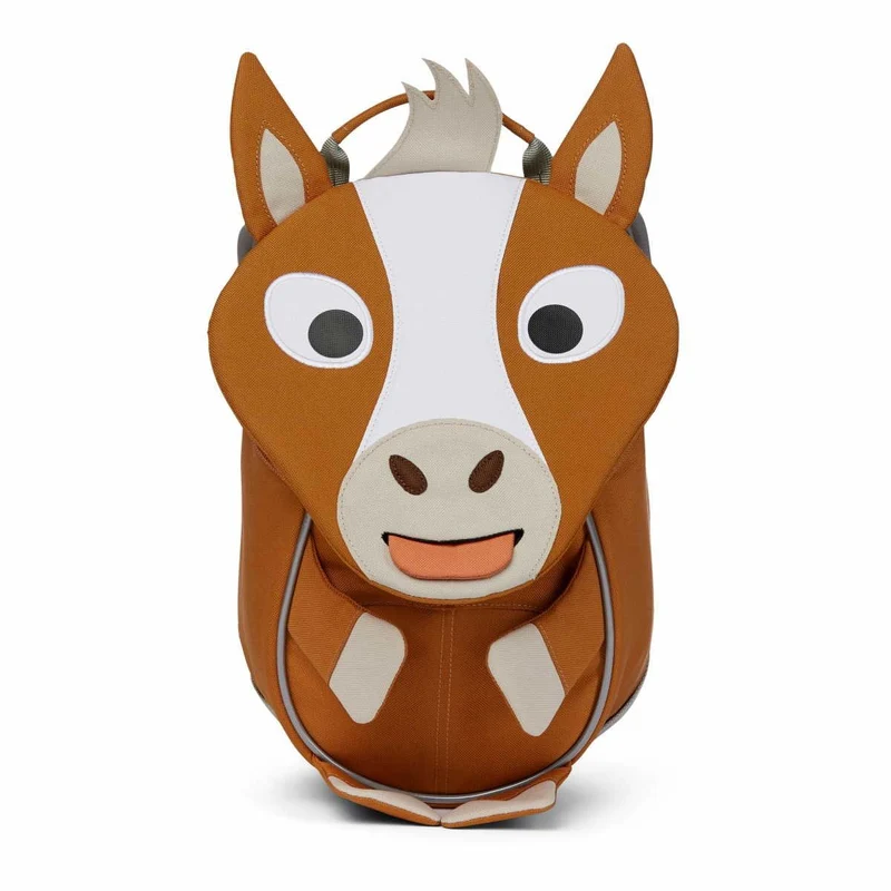 Kindergartenrucksack Kleiner Freund 4 Liter Pferd Braun