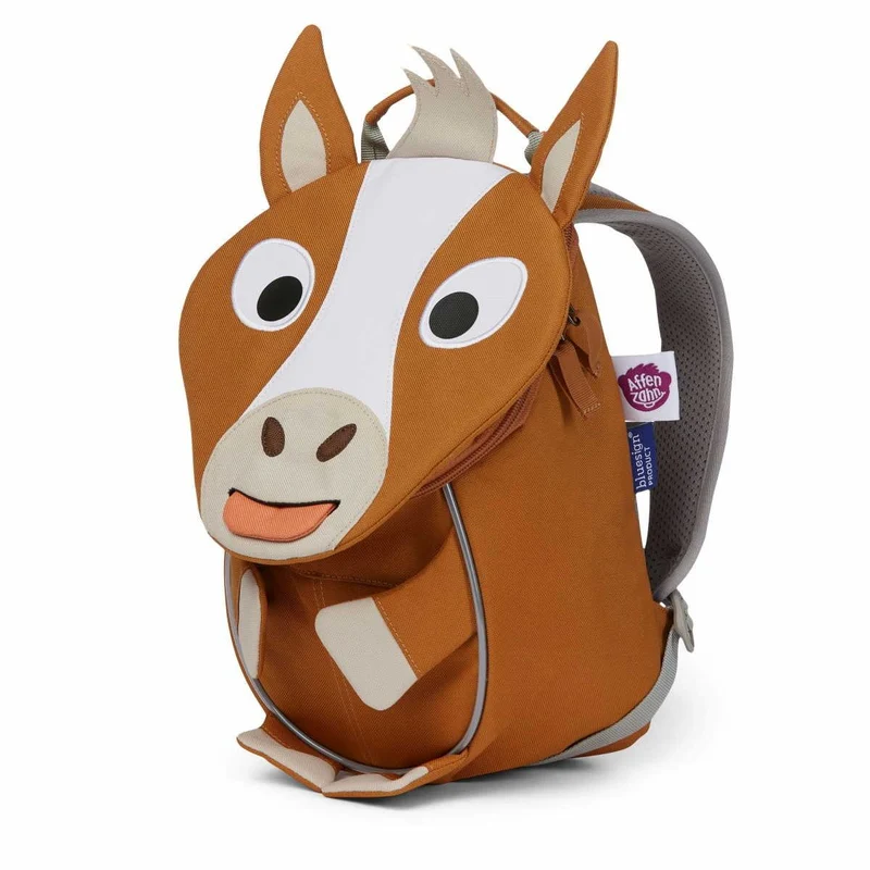 Kindergartenrucksack Kleiner Freund 4 Liter Pferd Braun