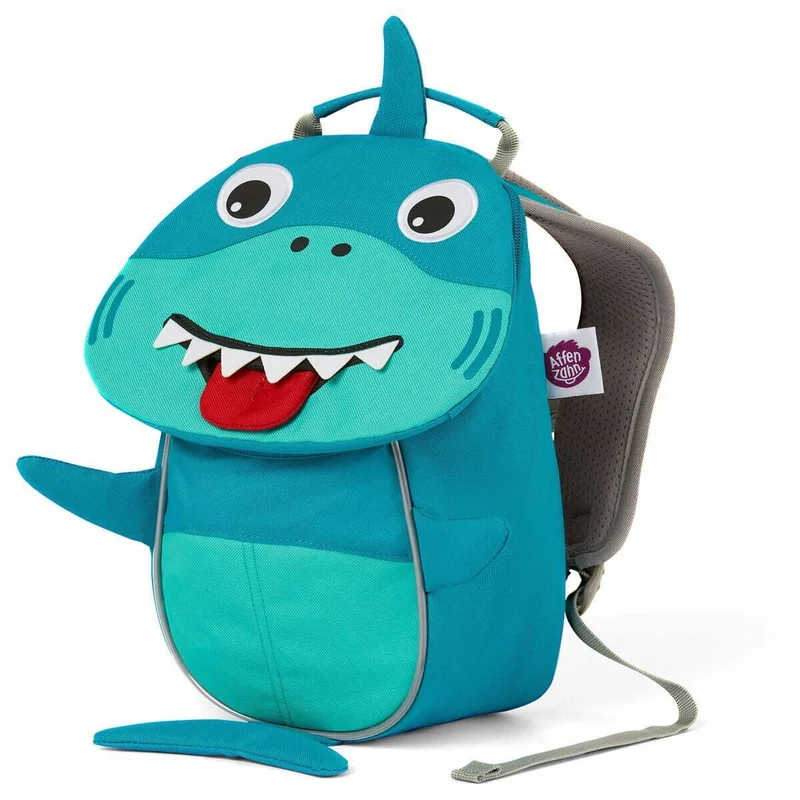 Kindergartenrucksack Kleiner Freund 4 Liter Hai Petrol
