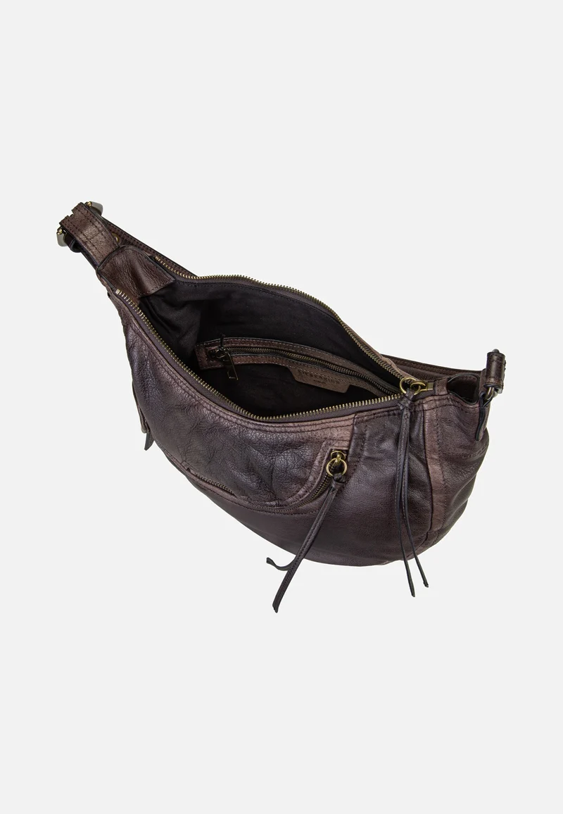 Luna Hobo S 3D Leather Deep Soil - Hobo Bag