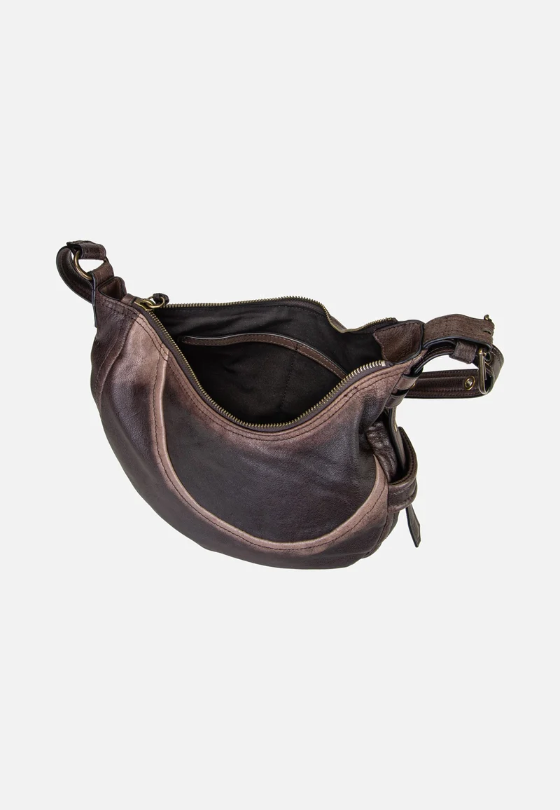 Luna Hobo S 3D Leather Deep Soil - Hobo Bag