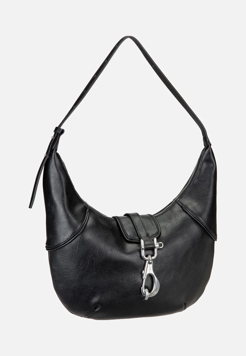 Ryker Hobo M Cow Natural Black - Hobo Bag