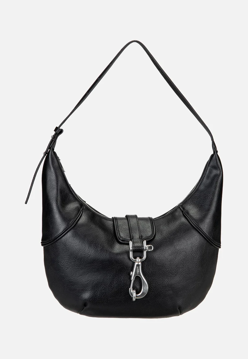 Ryker Hobo M Cow Natural Black - Hobo Bag