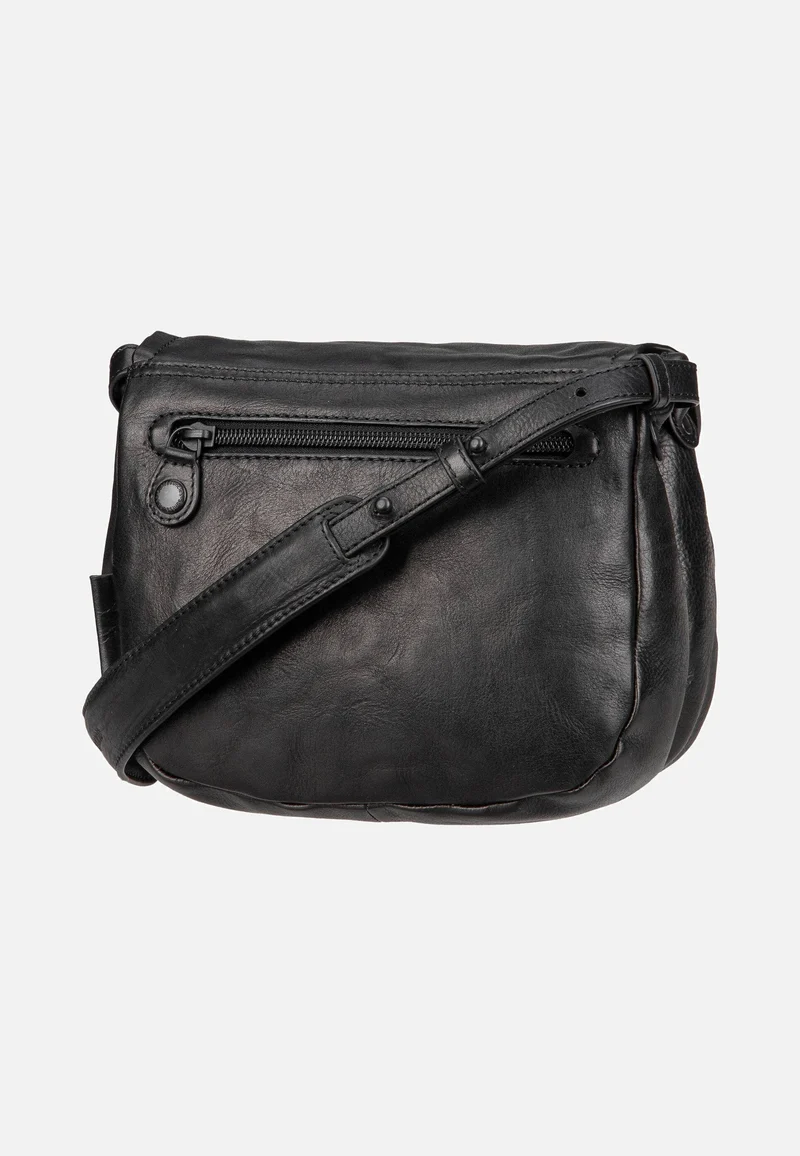 Mrs. Coconut Cake Black Smoke - Saddle Bag