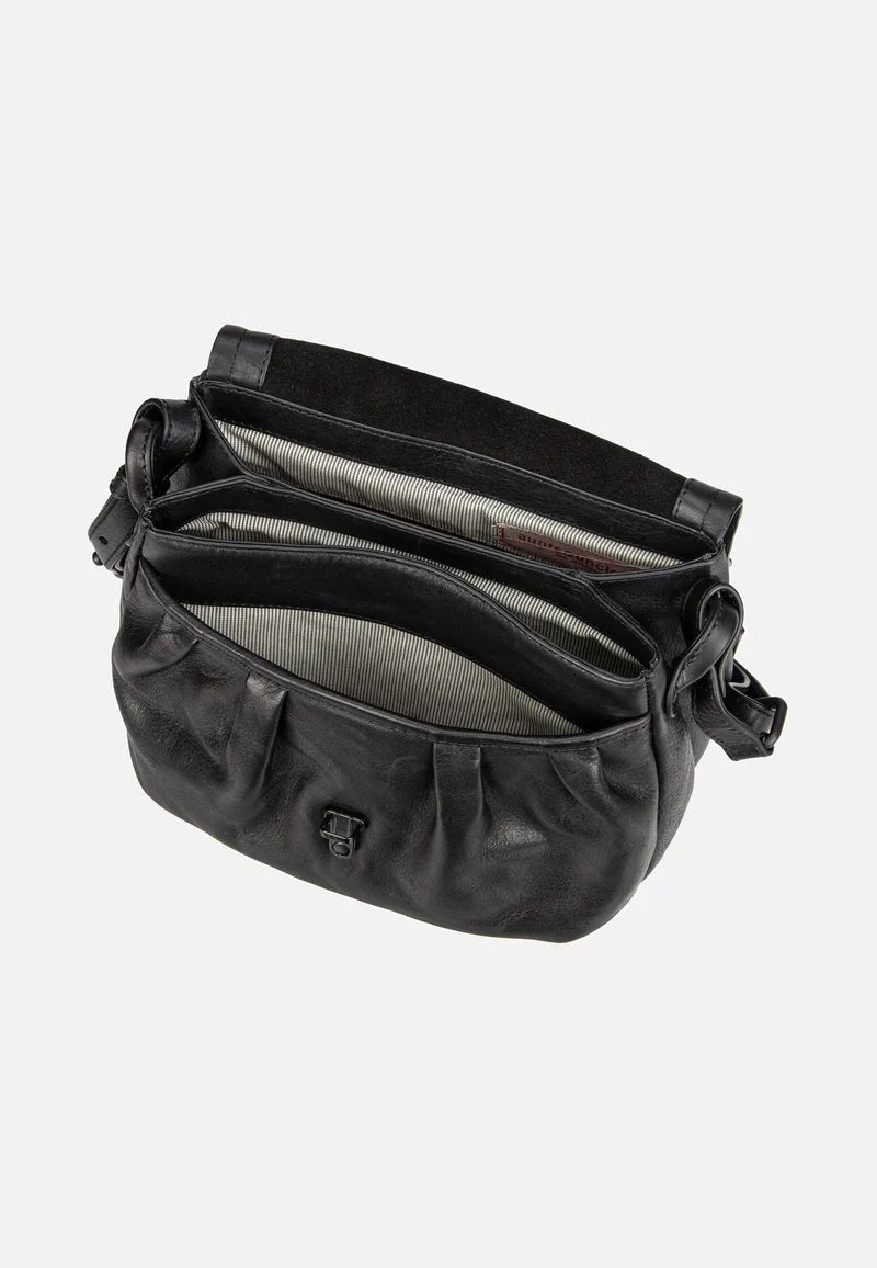 Mrs. Coconut Cake Black Smoke - Saddle Bag