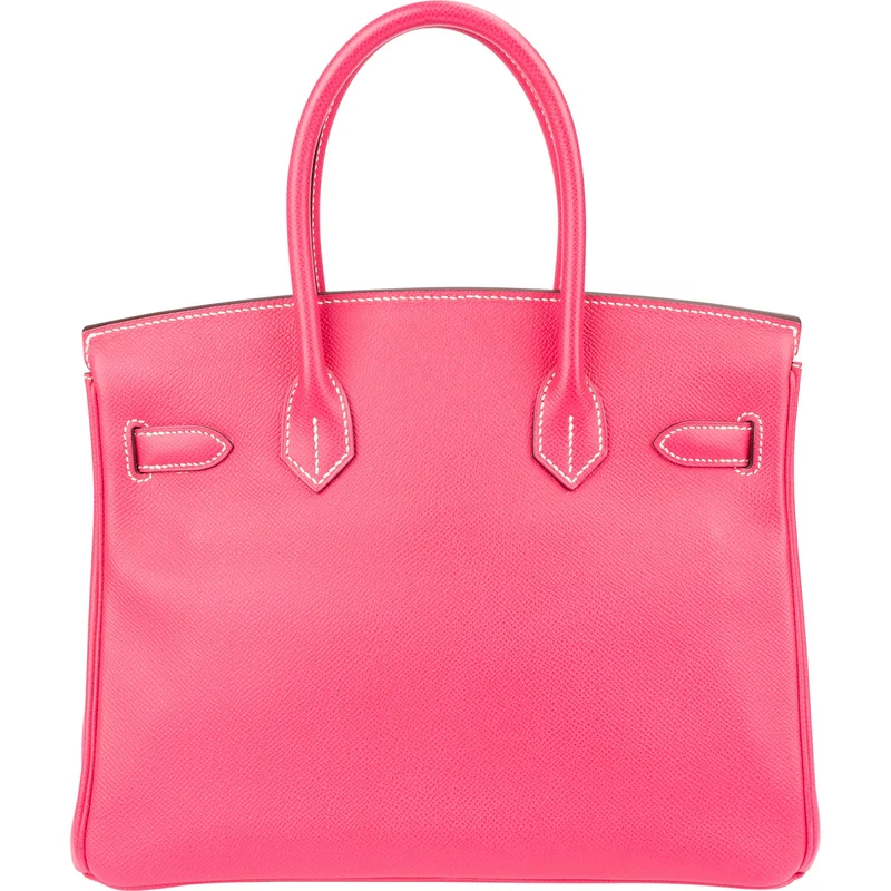 Hermès Rose Tyrien Epsom Leather Birkin 30 Handbag