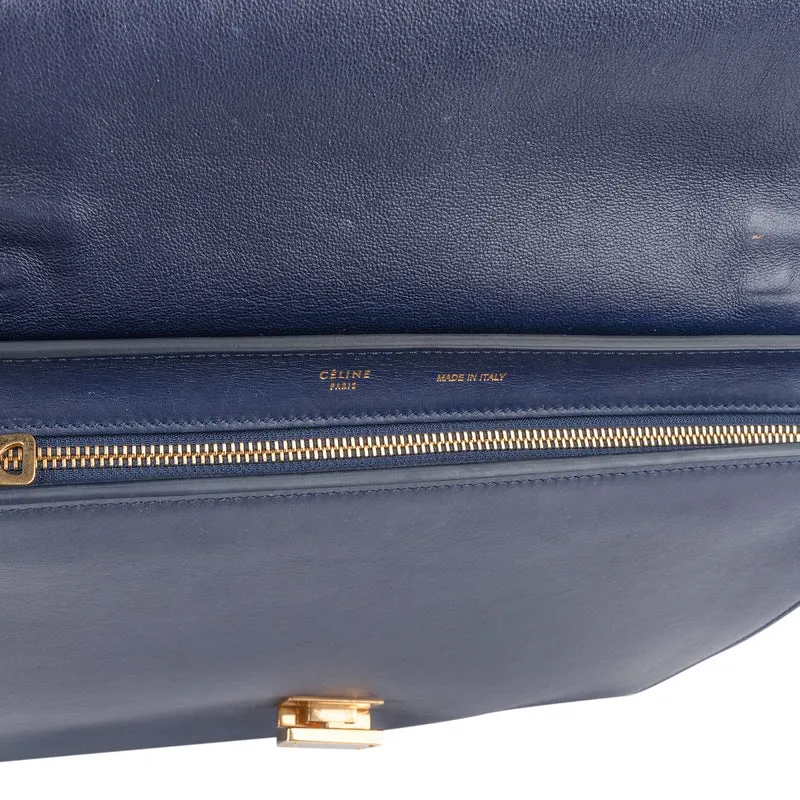 Céline Python Leather Tricolor Trapeze Handbag