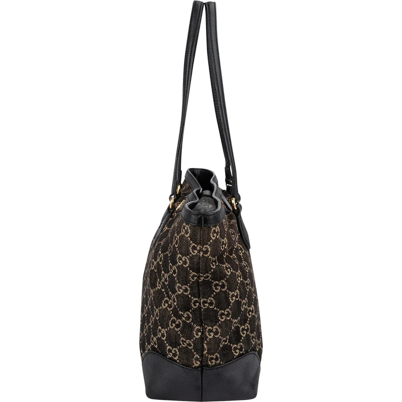 Gucci Monogram GG Denim Ophidia Tote Shoulder Bag