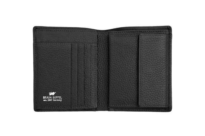 Brieftasche Theo H 8CS RFID Schwarz