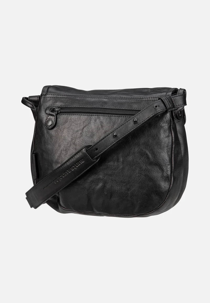 Mrs. Pineapple Pie Black Smoke - Saddle Bag