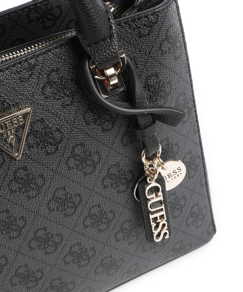 Guess Noelle II Small Handtasche coal logo