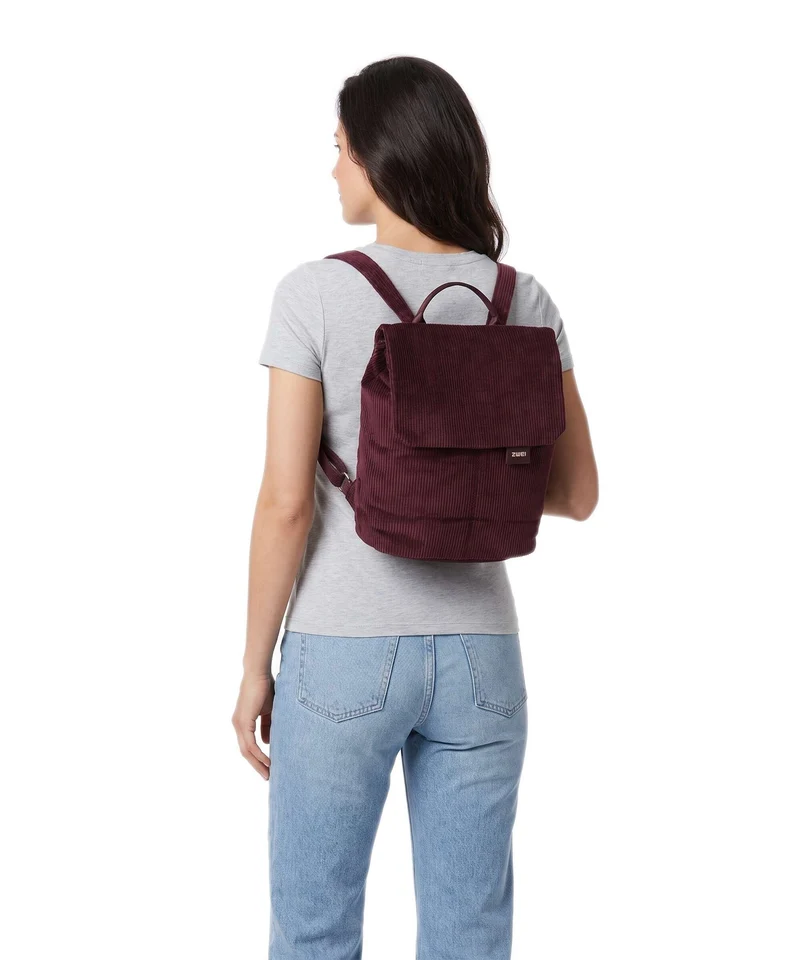 Zwei Mademoiselle.M MR8 Rucksack cord/bordeaux