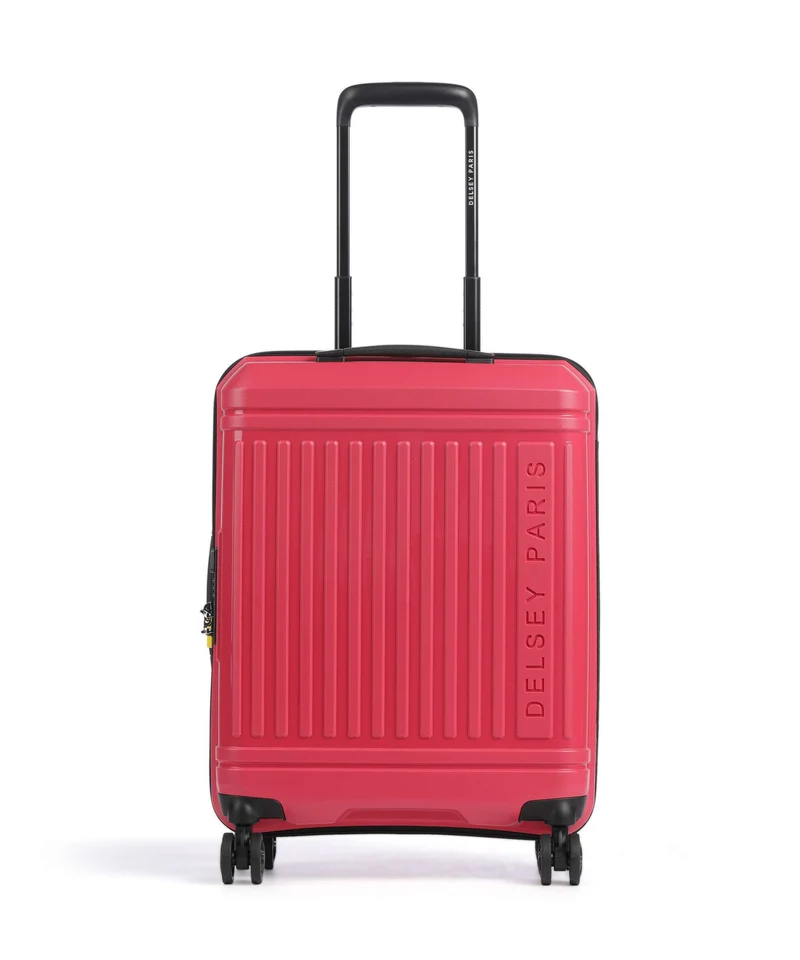 Delsey Paris Lutece Se Slim 4-Rollen Trolley magenta
