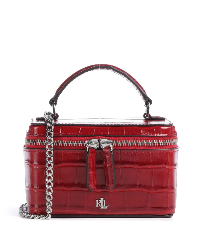 Lauren Ralph Lauren Hallee Small Umhängetasche festive red