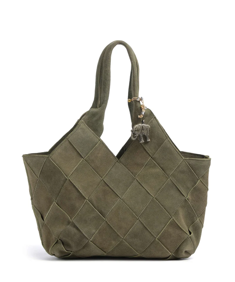 Anokhi Shopper vintage wash olive