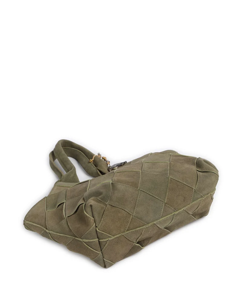 Anokhi Shopper vintage wash olive