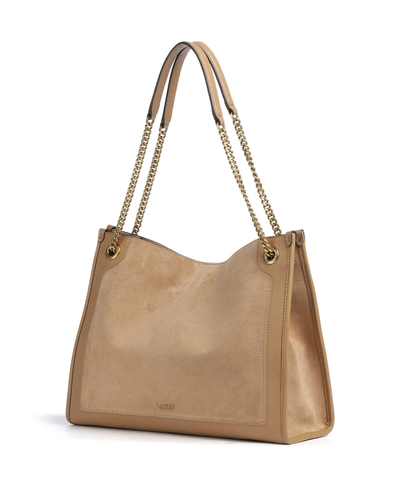 Lauren Ralph Lauren Bradley Large Shopper camel