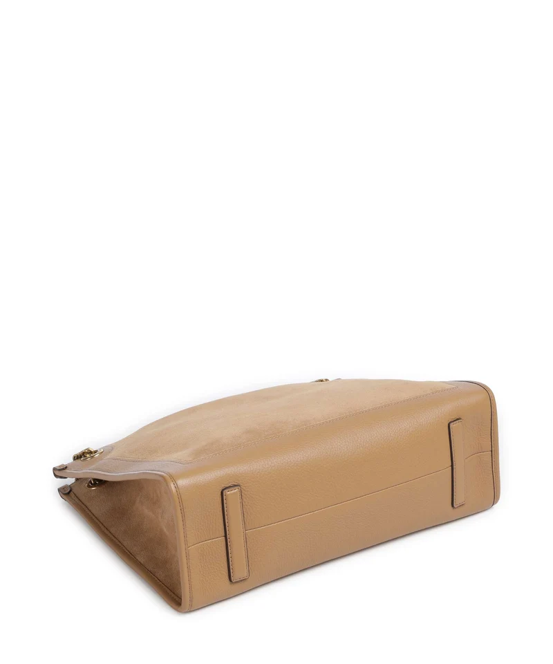 Lauren Ralph Lauren Bradley Large Shopper camel