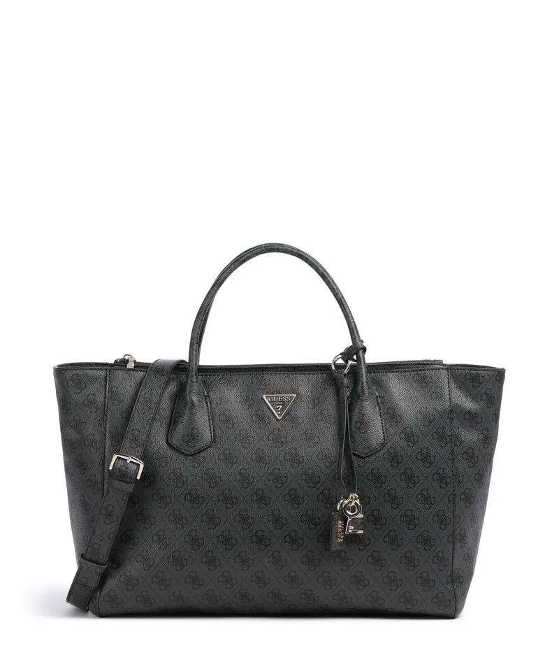 Guess Marissa Tech Logo Handtasche coal logo