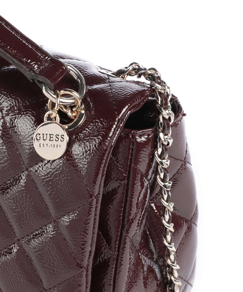 Guess Juliet Schultertasche burgundy