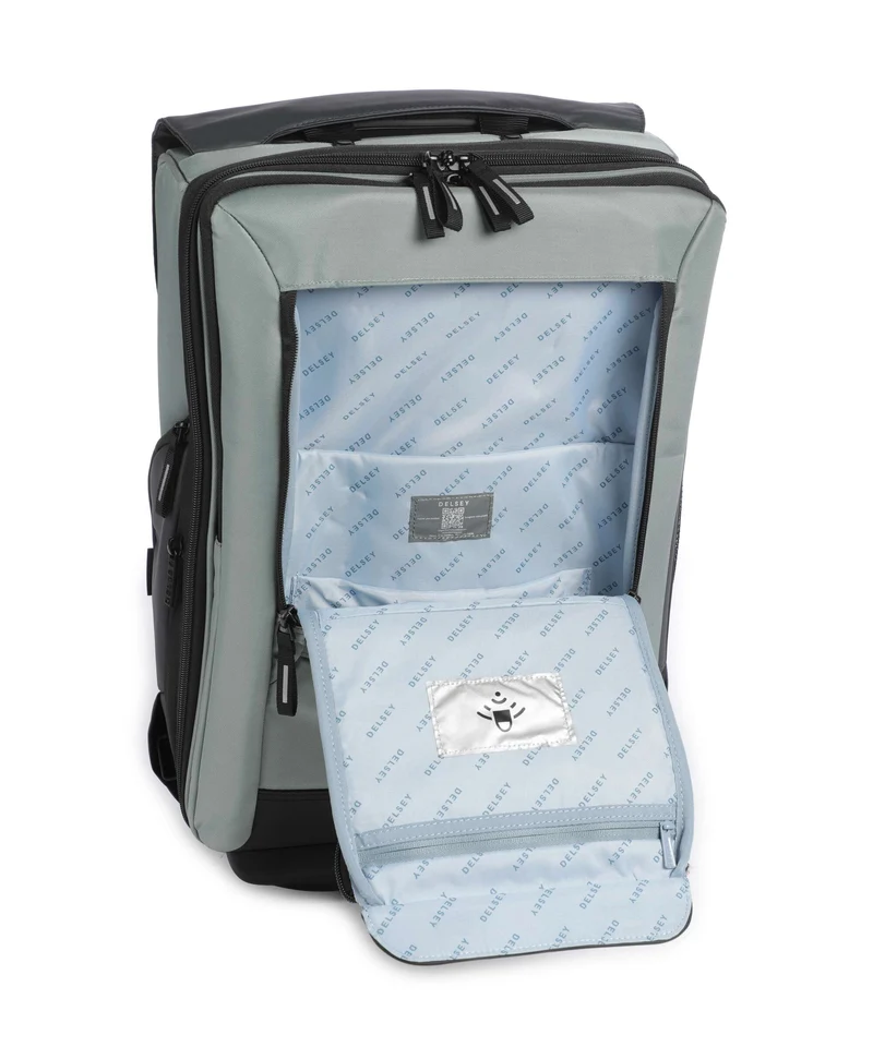 Delsey Paris Securflap Rucksack-Trolley sage green