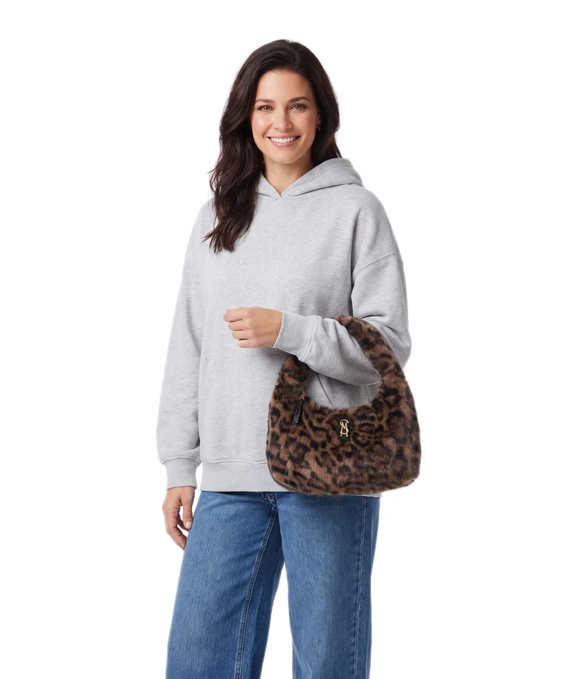 Steve Madden BFLUFFY Handtasche leopard