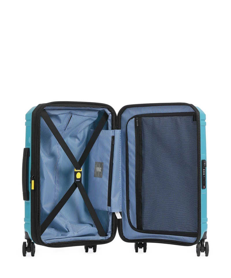 Delsey Paris Lutece Se 4-Rollen Trolley peacock