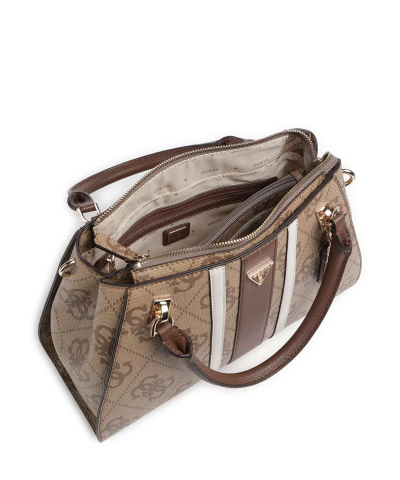 Guess Noelle II Luxury Handtasche latte logo/brown
