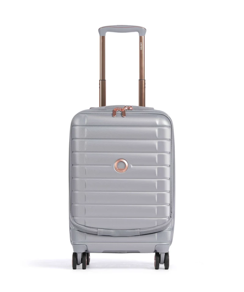Delsey Paris Shadow 5.0 4-Rollen Trolley platinum