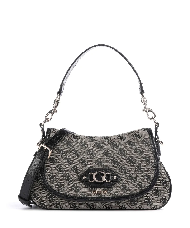 Guess Samantha Schultertasche black logo