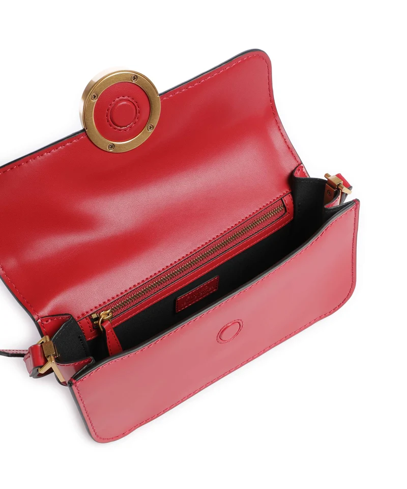 Pinko Love Box Horizontal Umhängetasche rosso rio/antique gold