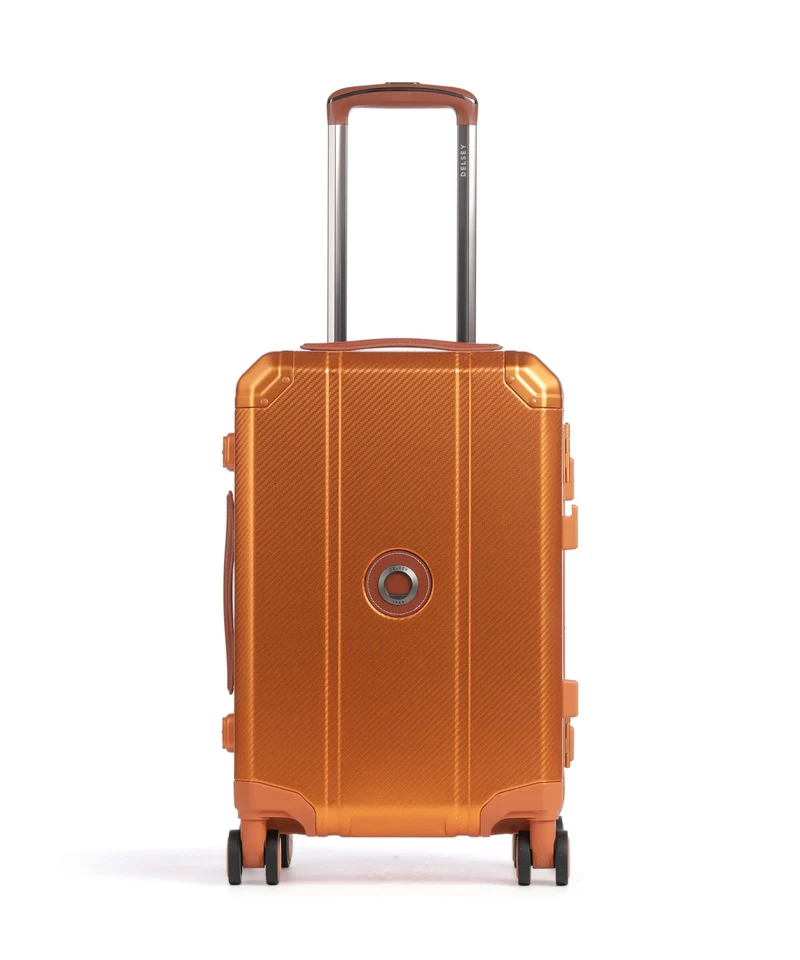 Delsey Paris Alu'R 4-Rollen Trolley orange