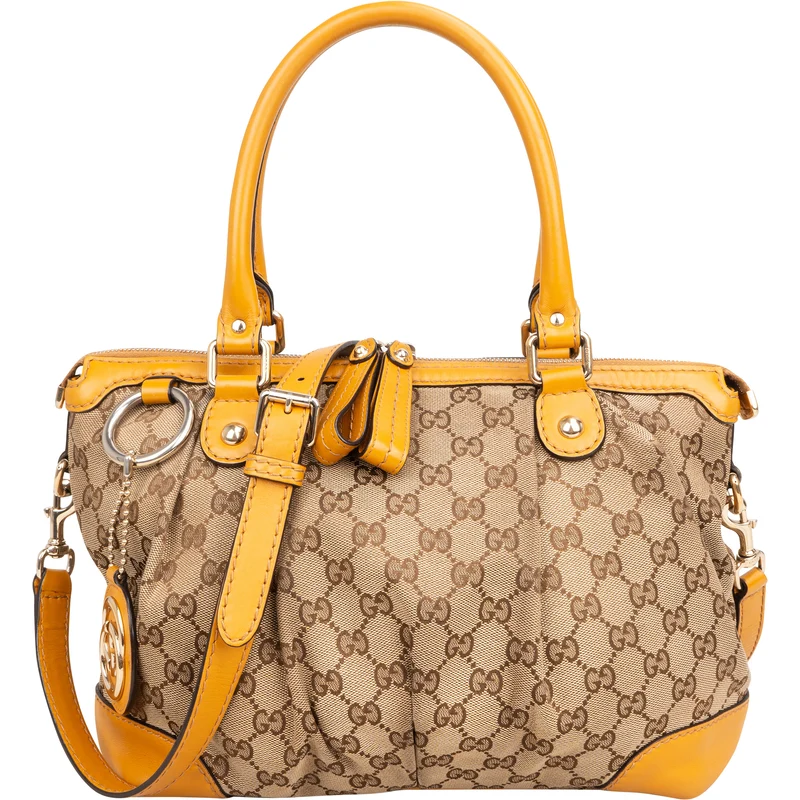 Gucci Monogram GG Canvas Sukey Handbag