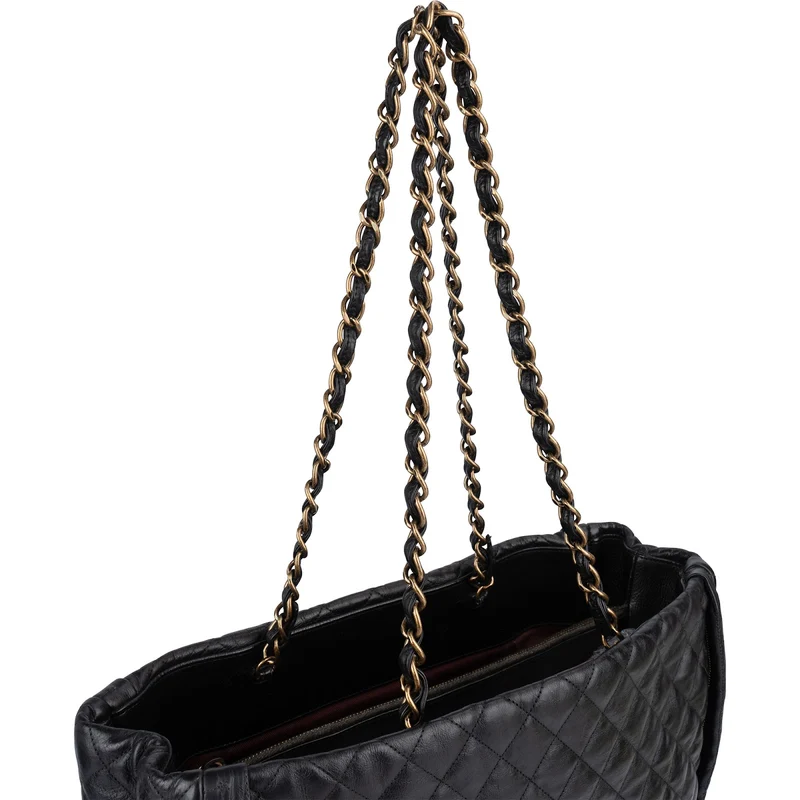 Chanel Quilted Calfskin CC Istanbul Shoulder Bag