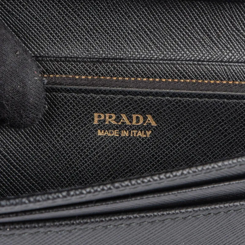 Prada Saffiano Leather Continental Wallet