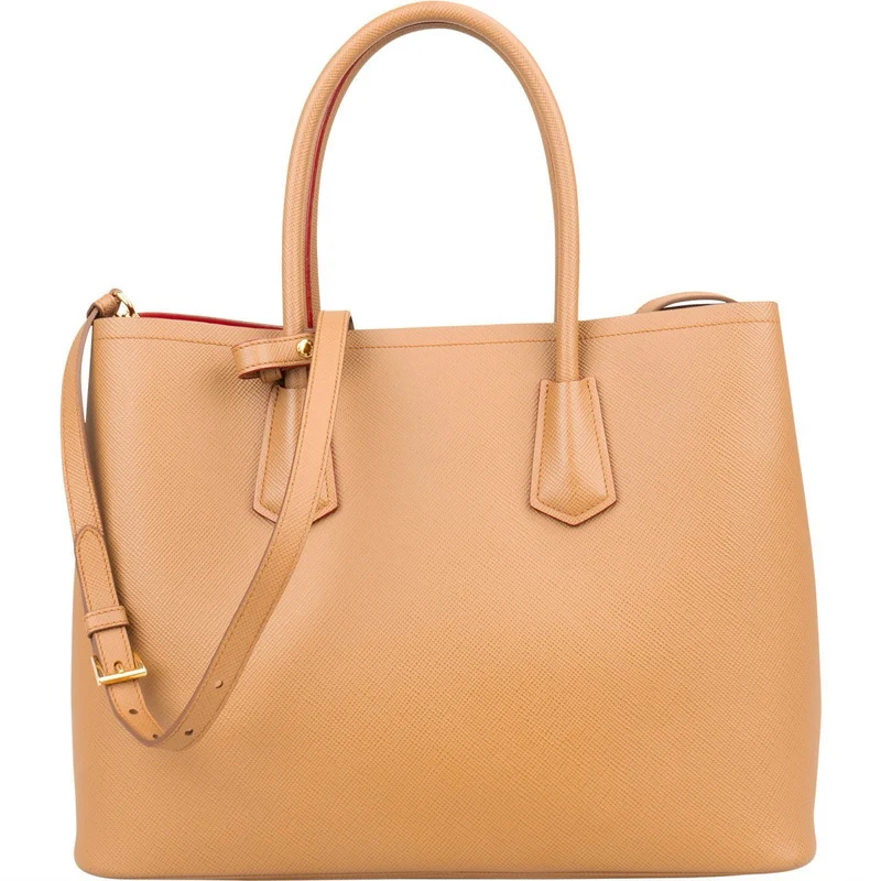 Prada Saffiano Leather Double Handbag