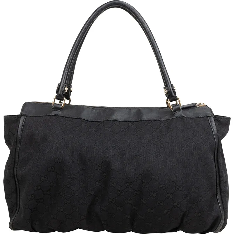Gucci Monogram GG Canvas Abbey D-Ring Large Tote Shoulder Bag