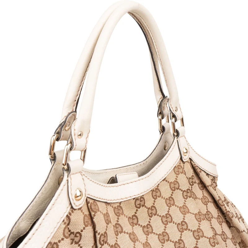 Gucci Monogram GG Sukey Large Hobo Shoulder Bag