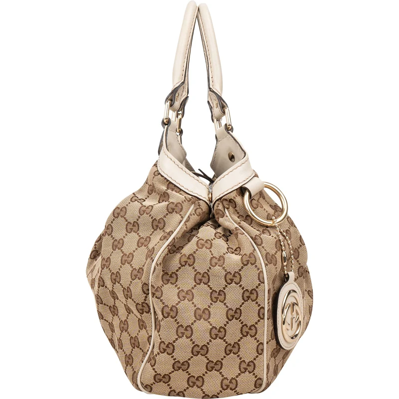 Gucci Monogram GG Canvas Sukey Tote Handbag