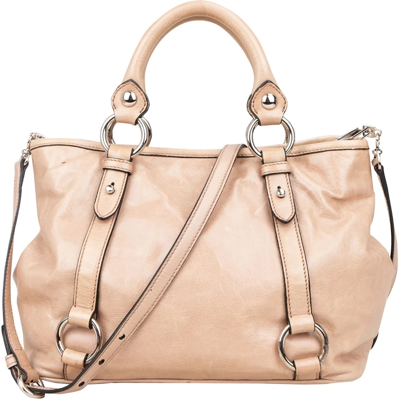 Miu Miu Vitello Lux City Handbag