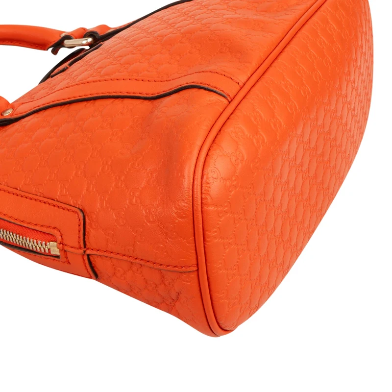 Gucci Microguccissima Leather Grey Mini Dome Handbag